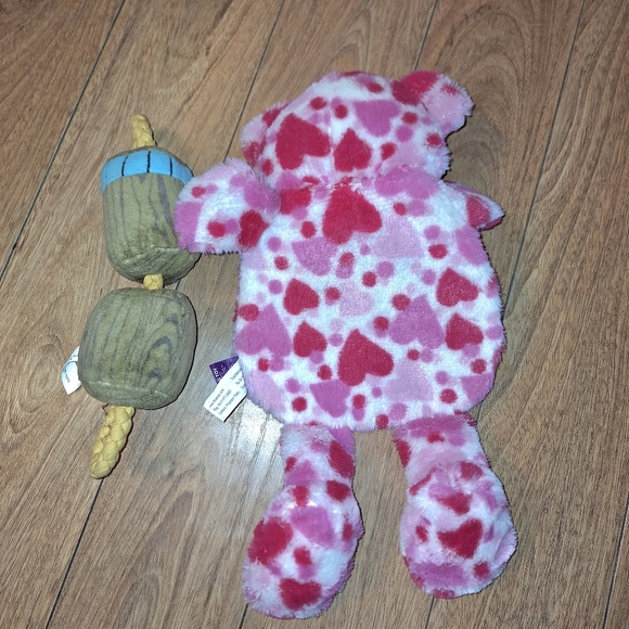 Tiki Twins Barkshop & Valentines Wrinkleez Dog Toy Bundle, NWOT - Picture 2 of 11